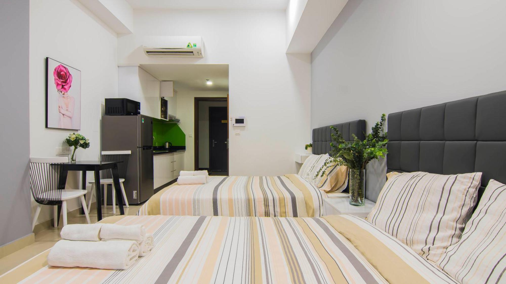 Min' Apartment - Rivergate Residence Downtown Bui Vien - Free Pool 胡志明市 外观 照片