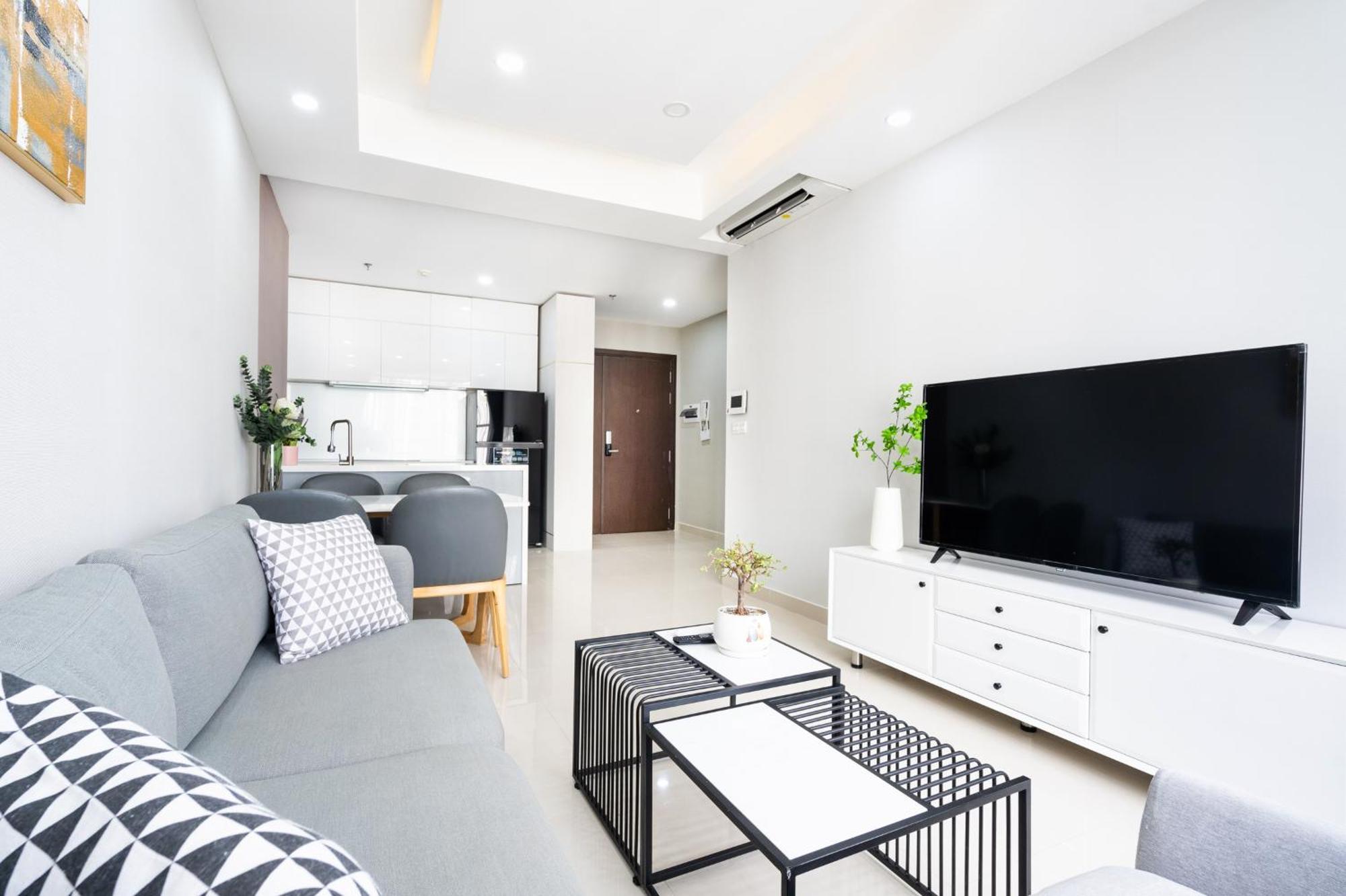 Min' Apartment - Rivergate Residence Downtown Bui Vien - Free Pool 胡志明市 外观 照片