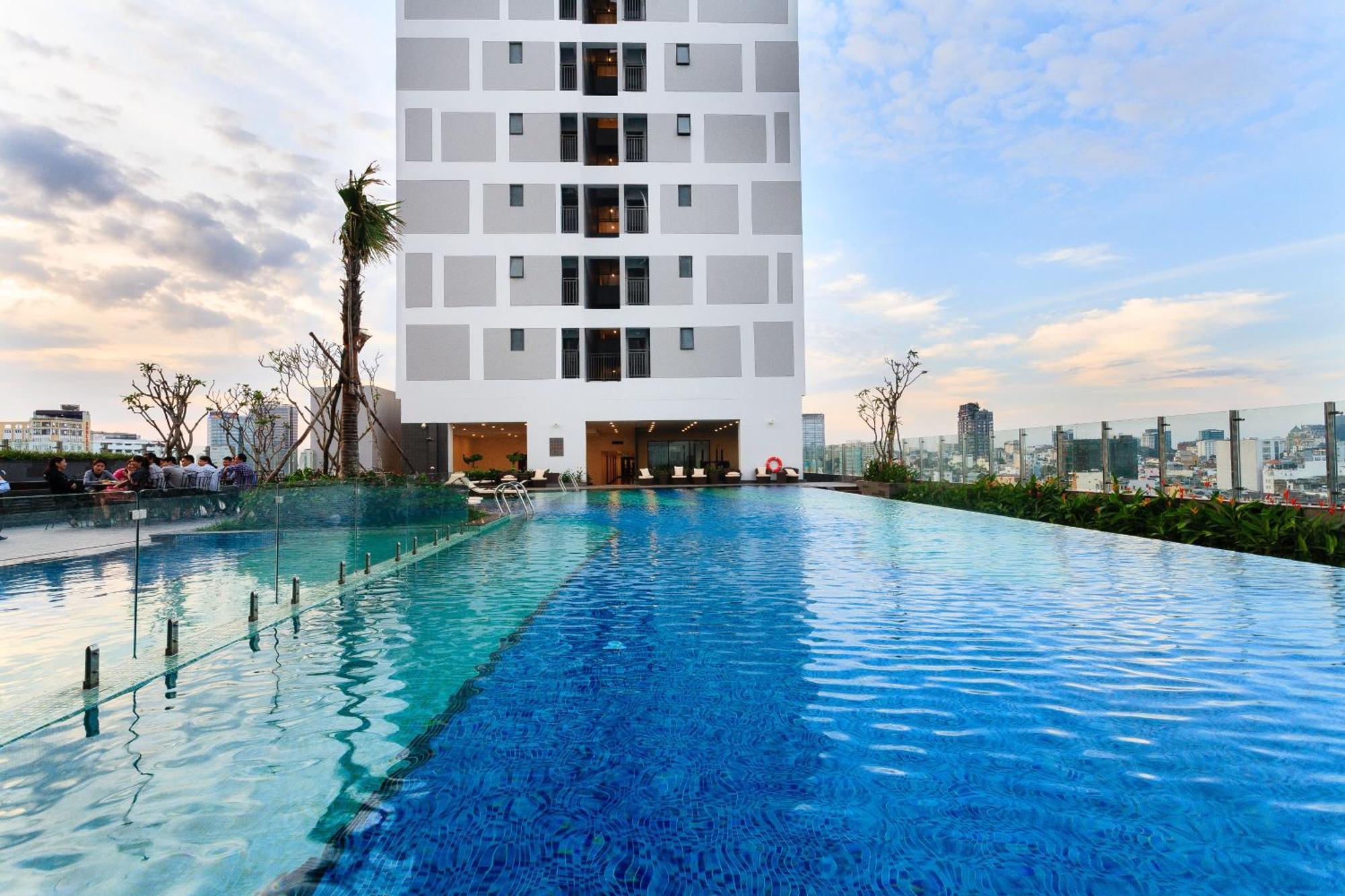 Min' Apartment - Rivergate Residence Downtown Bui Vien - Free Pool 胡志明市 外观 照片