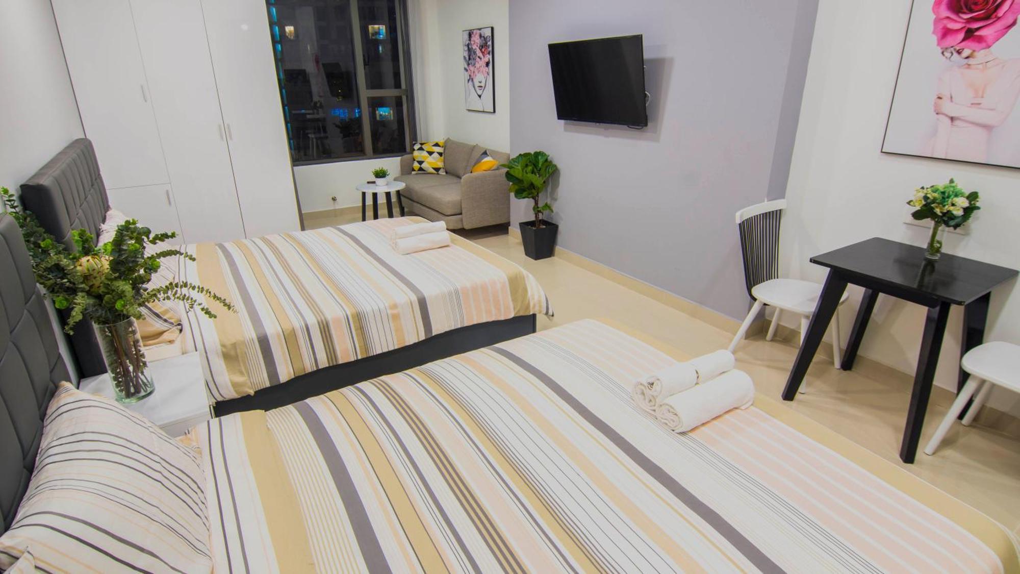 Min' Apartment - Rivergate Residence Downtown Bui Vien - Free Pool 胡志明市 外观 照片