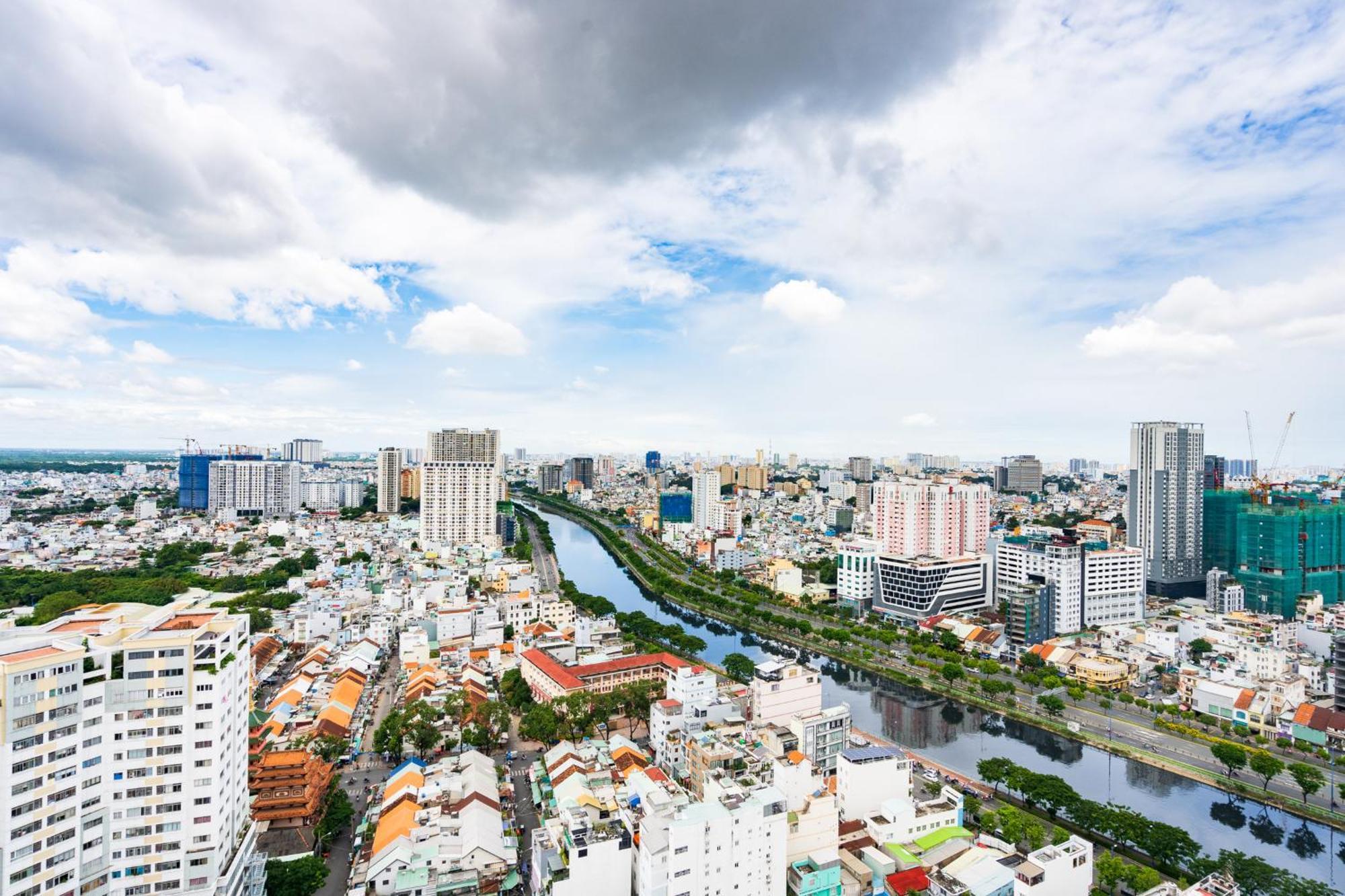 Min' Apartment - Rivergate Residence Downtown Bui Vien - Free Pool 胡志明市 外观 照片