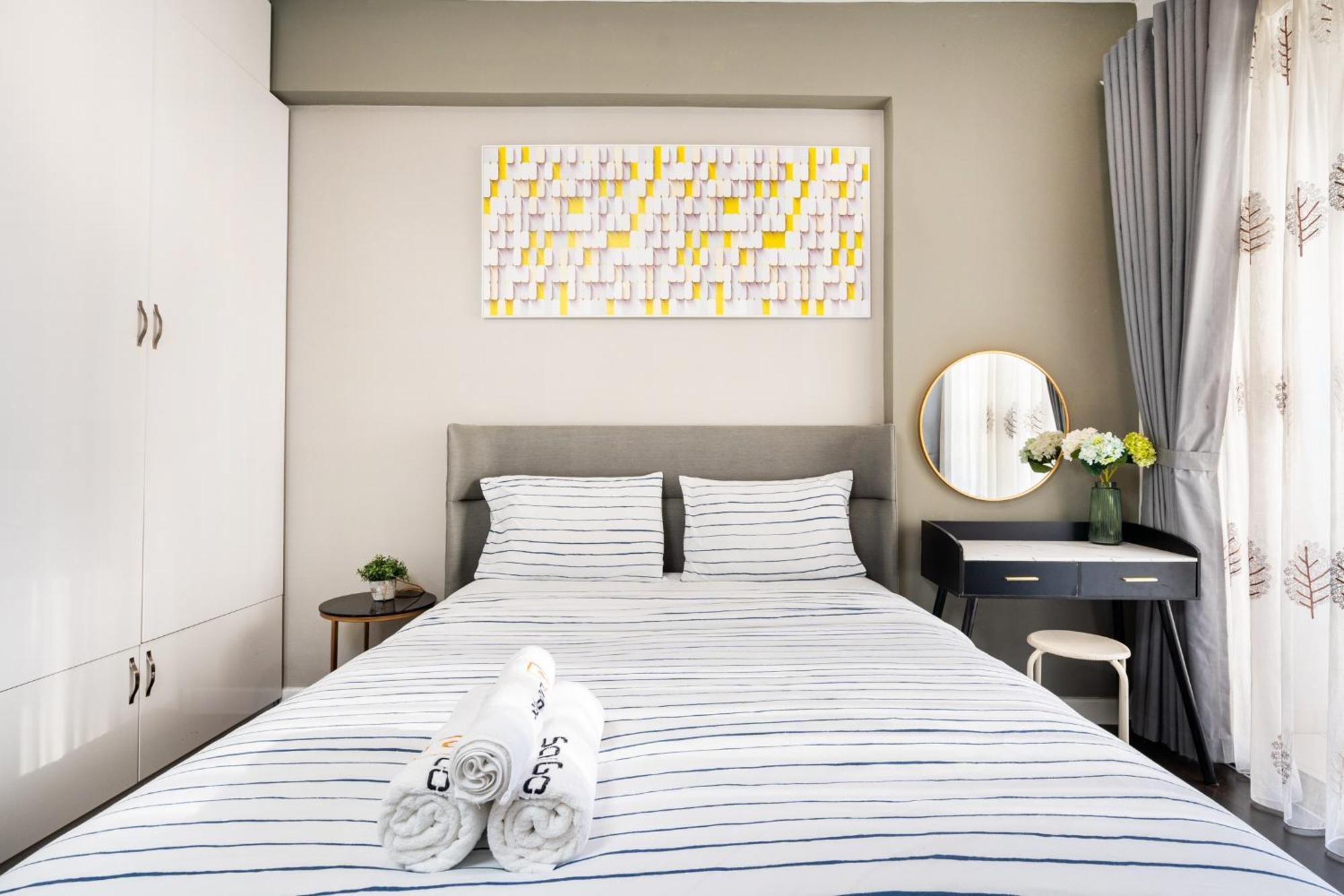 Min' Apartment - Rivergate Residence Downtown Bui Vien - Free Pool 胡志明市 外观 照片