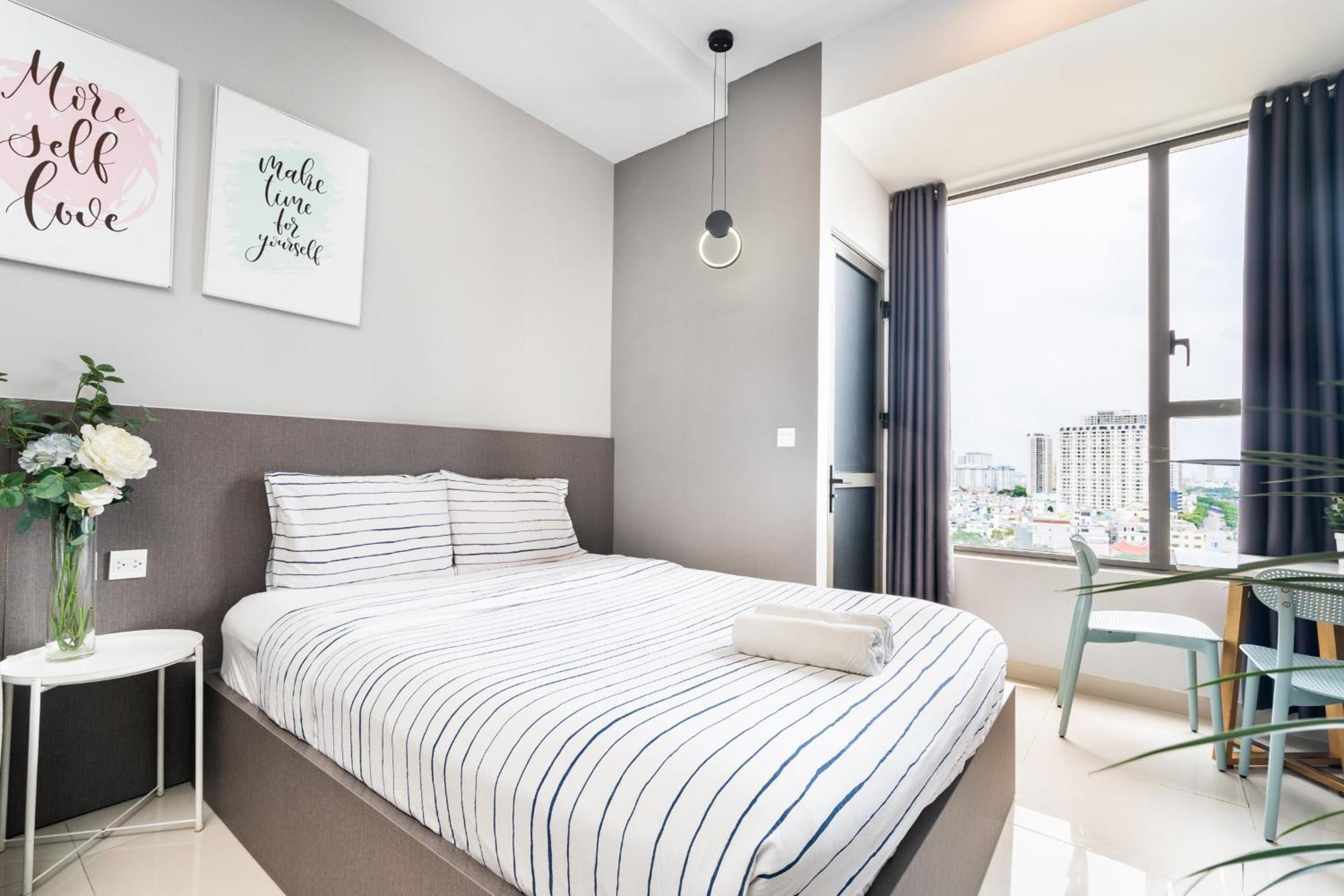 Min' Apartment - Rivergate Residence Downtown Bui Vien - Free Pool 胡志明市 外观 照片