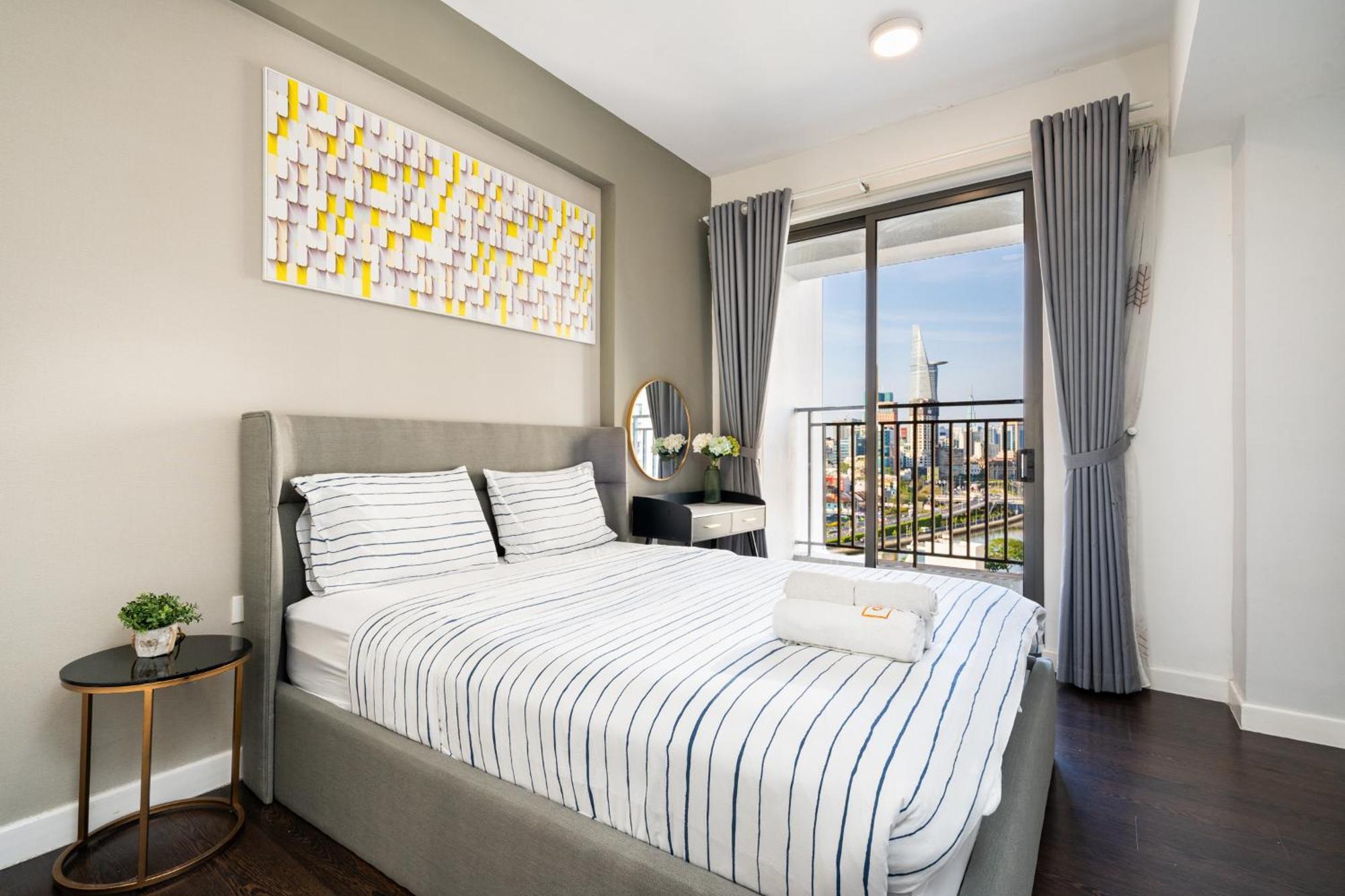 Min' Apartment - Rivergate Residence Downtown Bui Vien - Free Pool 胡志明市 外观 照片