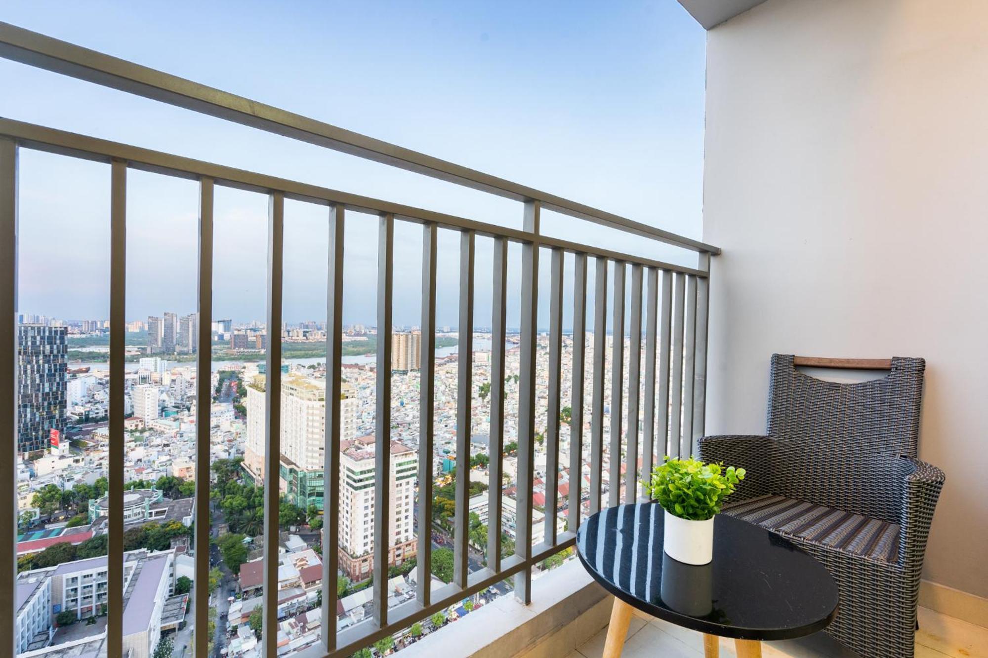 Min' Apartment - Rivergate Residence Downtown Bui Vien - Free Pool 胡志明市 外观 照片