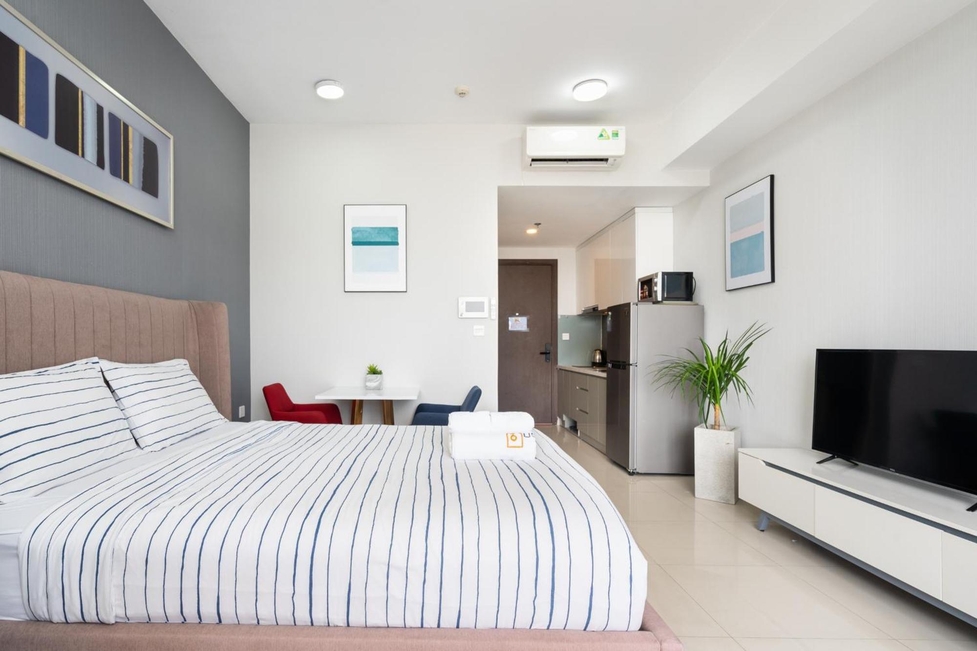 Min' Apartment - Rivergate Residence Downtown Bui Vien - Free Pool 胡志明市 外观 照片