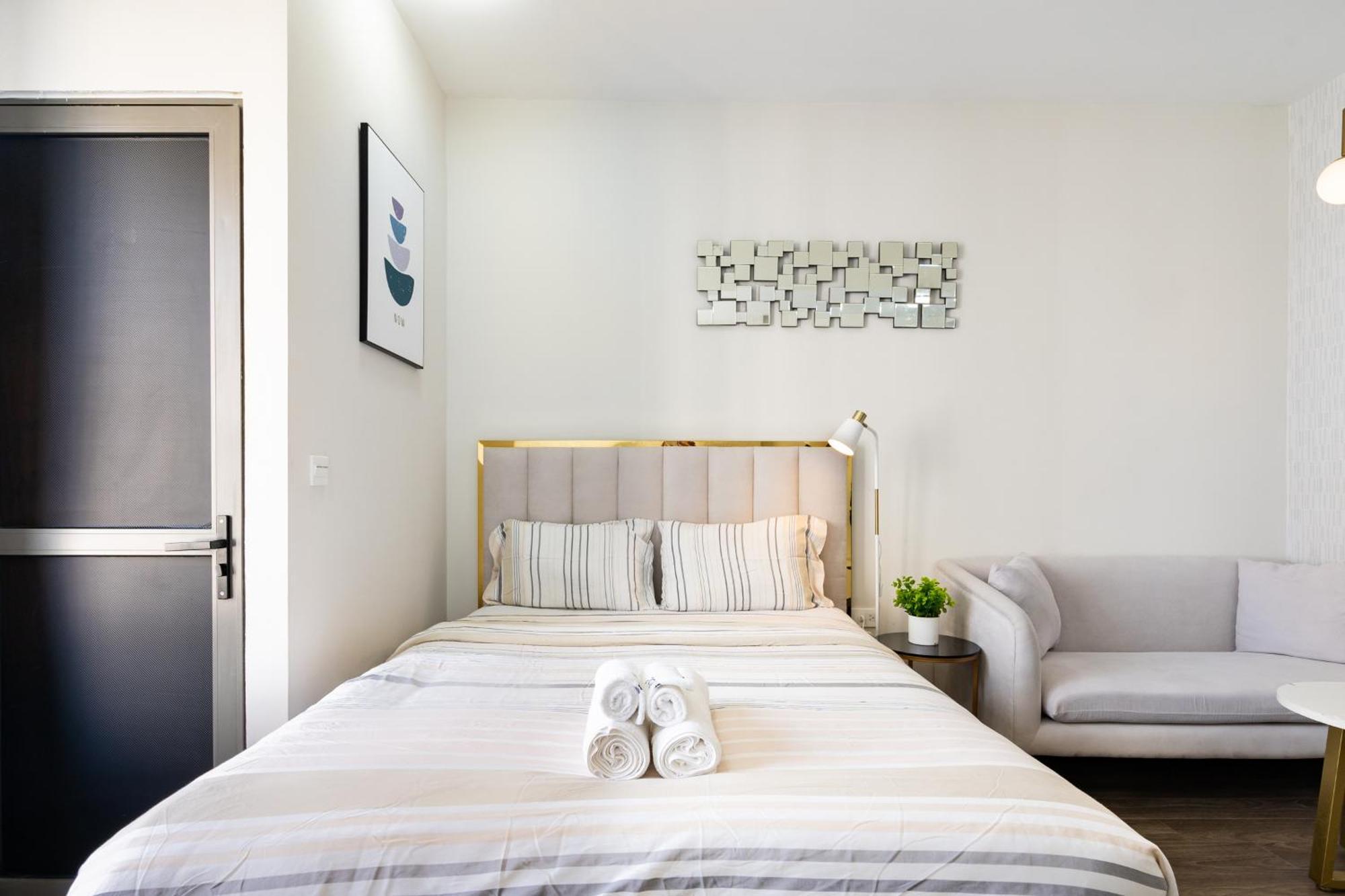 Min' Apartment - Rivergate Residence Downtown Bui Vien - Free Pool 胡志明市 外观 照片