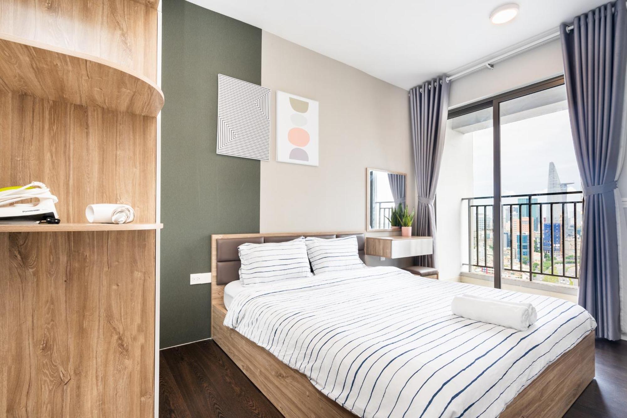 Min' Apartment - Rivergate Residence Downtown Bui Vien - Free Pool 胡志明市 外观 照片