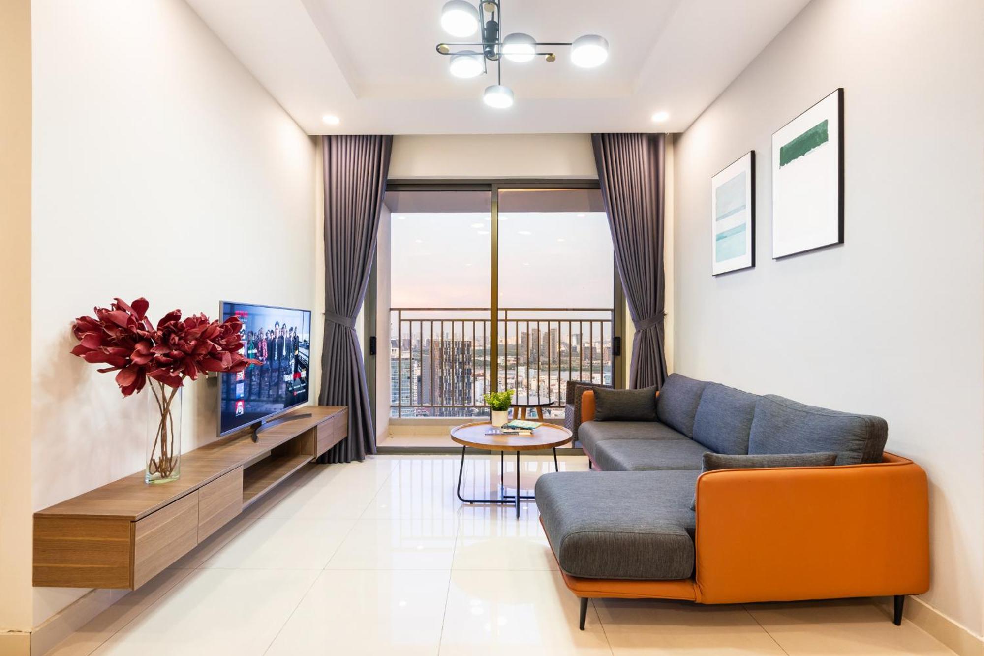 Min' Apartment - Rivergate Residence Downtown Bui Vien - Free Pool 胡志明市 外观 照片